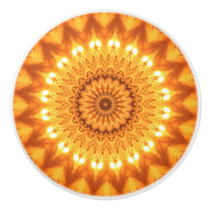 Sunshine & Happiness Mandala Decorative Pull Knob