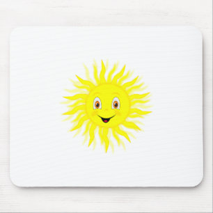 Sunshine Happy Face Mouse Pad