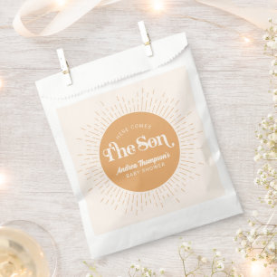 Sunshine Here Comes The Son Boy Bay Shower Favour Bag