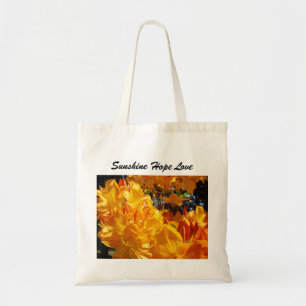 Sunshine Hope Love Floral Tote Bags for Mum