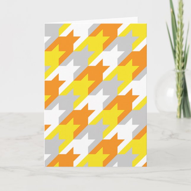 Sunshine Houndstooth Card (Front)