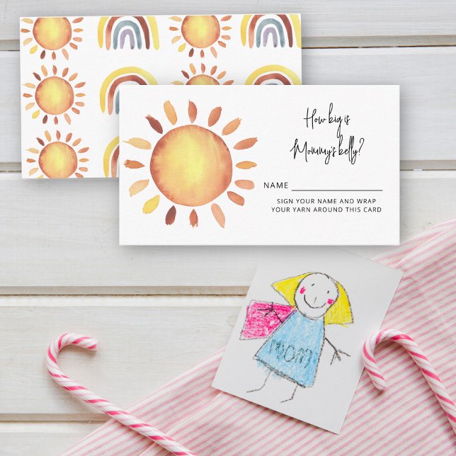 Sunshine how big is mummy's belly enclosure card (Creator Uploaded)