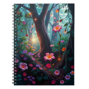 Sunshine in a Whimsical Fairy Forest Notebook