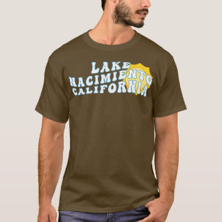 Sunshine in Lake Nacimiento California Retro Wavy  T-Shirt