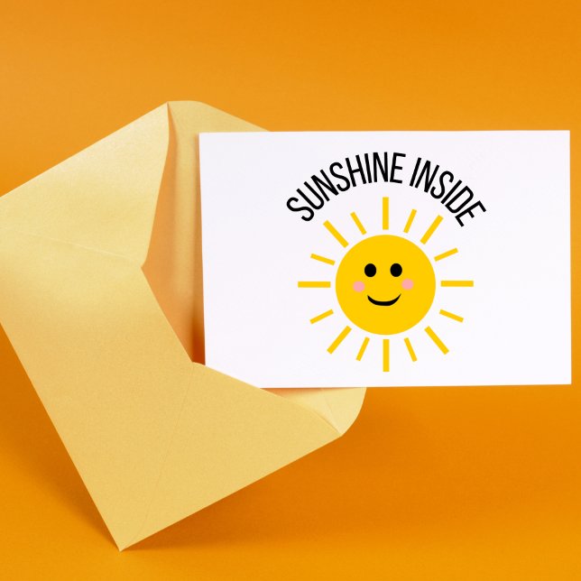 Sunshine Inside Greeting Card  (Creator Uploaded)