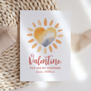 Sunshine Kids Valentines Day Card