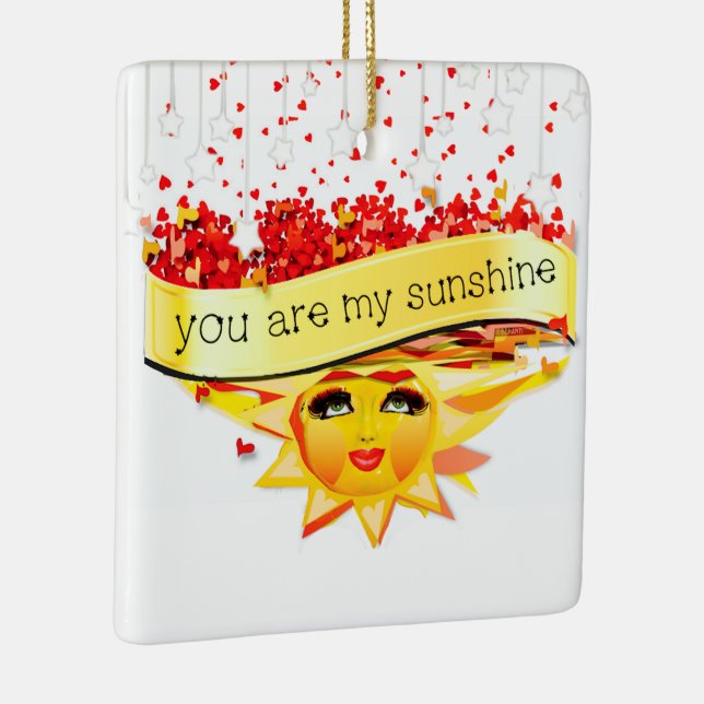 SUNSHINE KISSES CERAMIC ORNAMENT (Right)