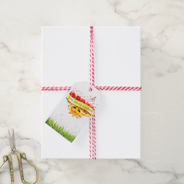 SUNSHINE KISSES GIFT TAGS (With Twine)