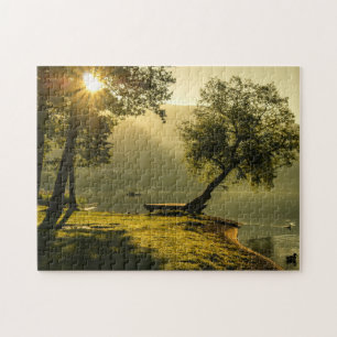 Sunshine landscape jigsaw puzzle
