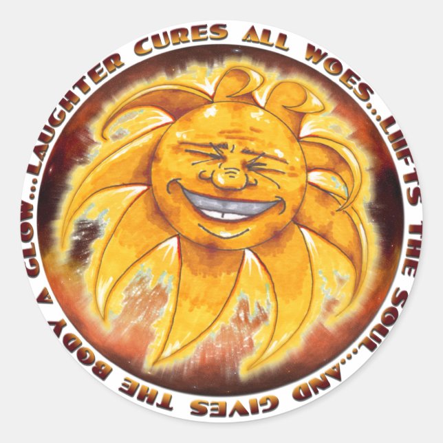Sunshine Laughter Stickers (Front)