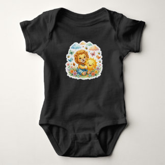Sunshine Lion Baby Bodysuit