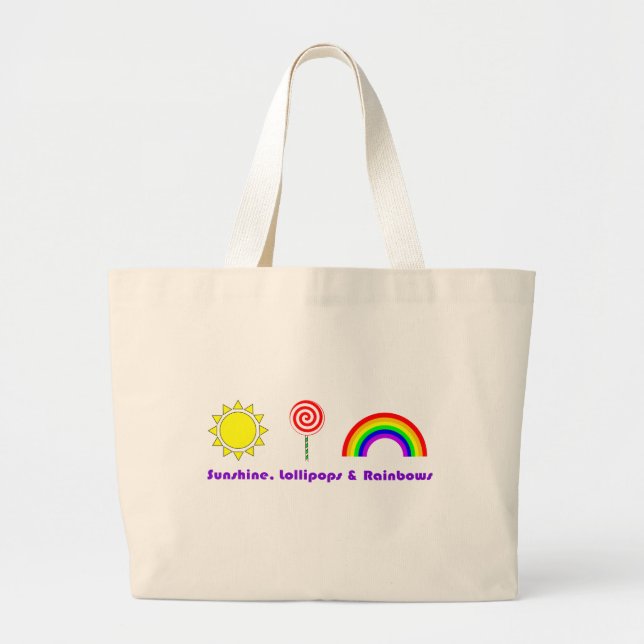 Sunshine Lollipops and rainbows Bag (Front)