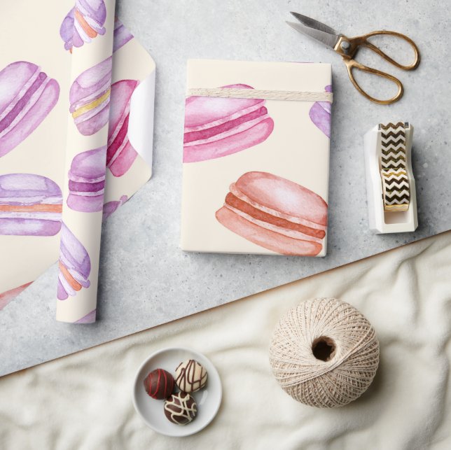 Sunshine Macarons Wrapping Paper (Crafts)