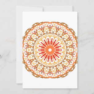 Sunshine Mandala blank stationary cards