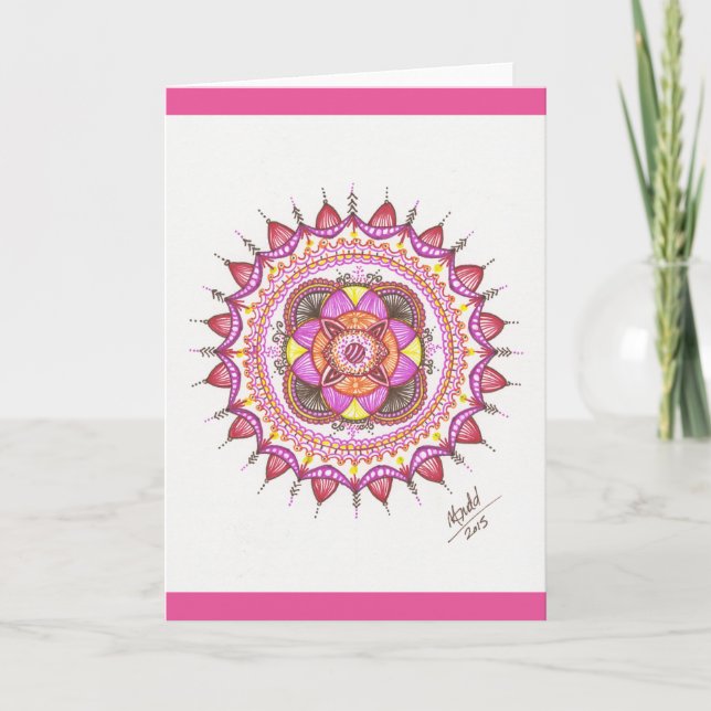 Sunshine Mandala Card (Front)