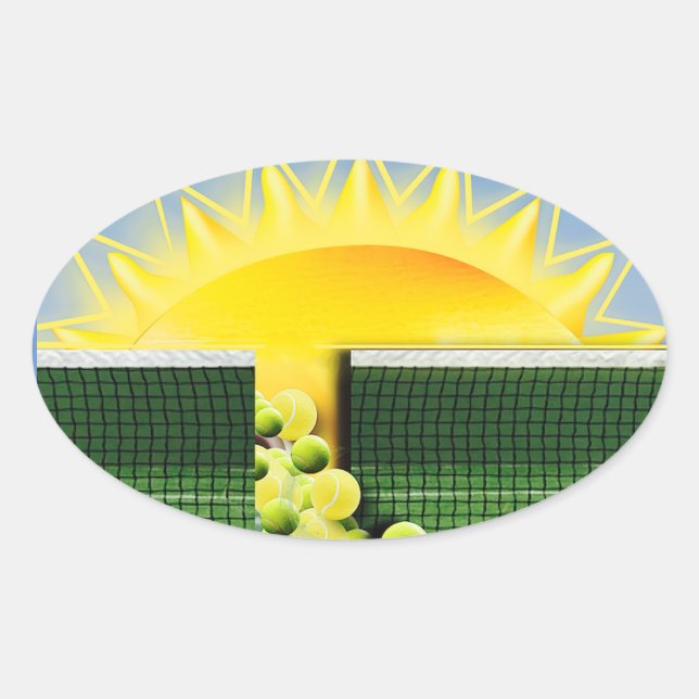 SUNSHINE MATCH  OVAL STICKER (Front)