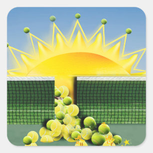 SUNSHINE MATCH SQUARE STICKER