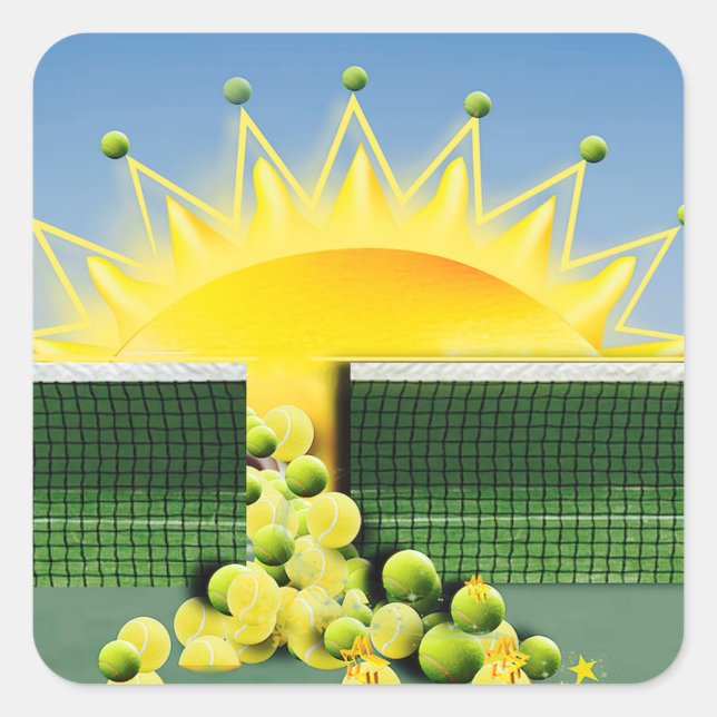 SUNSHINE MATCH  SQUARE STICKER (Front)