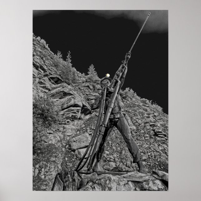 Sunshine Mine Fire Monument - Idaho State Poster (Front)