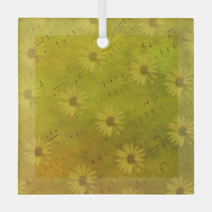 Sunshine Mixed Media Glass Tree Decoration