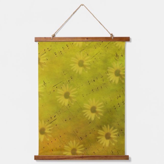 Sunshine Mixed Media  Hanging Tapestry (Front)