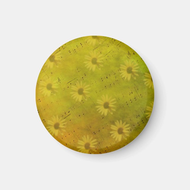 Sunshine Mixed Media Magnet (Front)