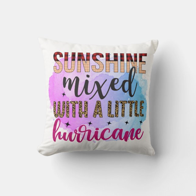 Sunshine mixed with a little hurricane cushion (Front)
