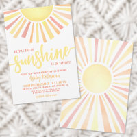 Sunshine Muted Gender Neutral Sun Baby Shower