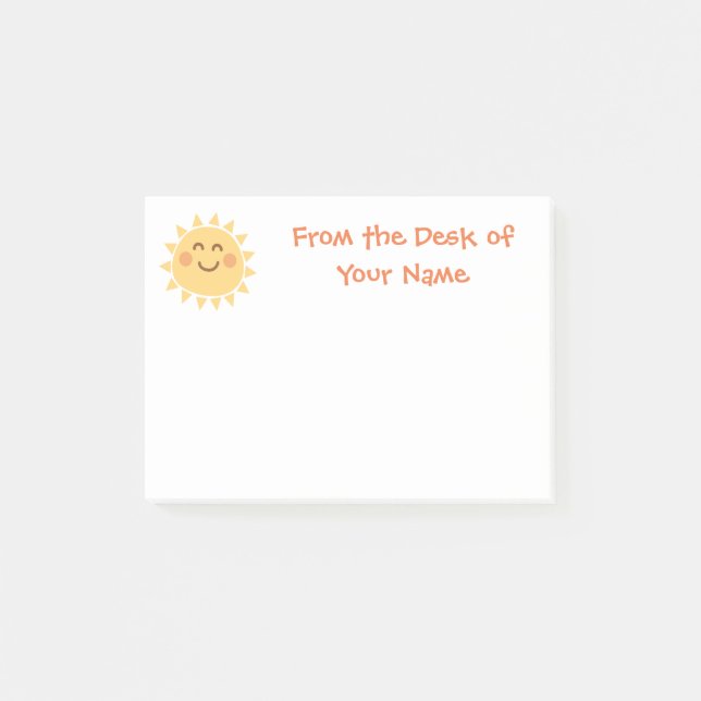 Sunshine Notepad (Front)