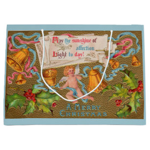 Sunshine of Affection Merry Christmas Large Gift Bag