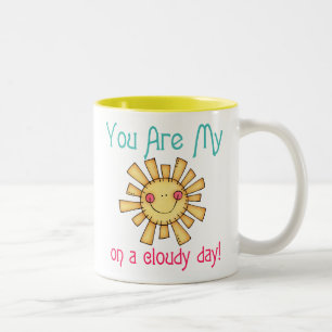 Sunshine on a Cloudy Day Two-Tone Coffee Mug