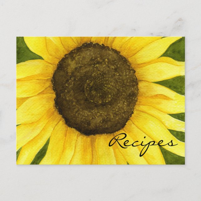 Sunshine On A Stick Recipe Card (Front)