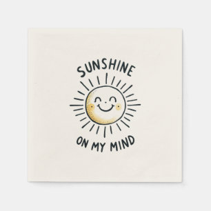 Sunshine On My Mind Napkin