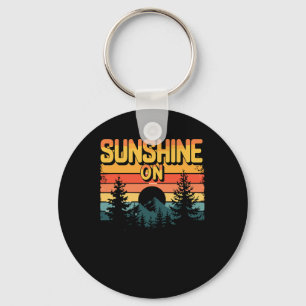 Sunshine On My Shoulders For Outdoor And Sunset Lo Key Ring