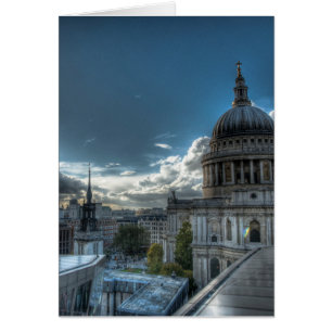 Sunshine over St. Paul's Cathedral, London