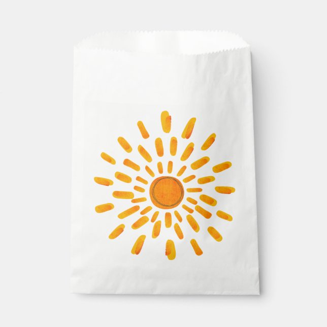 Sunshine Party favour bag (Front)