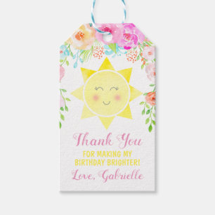 Sunshine Party Favour Tags, Sunshine Gift Tags