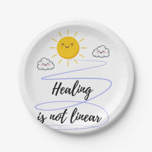 Sunshine Party   Happy Sun & Clouds Paper  Plate