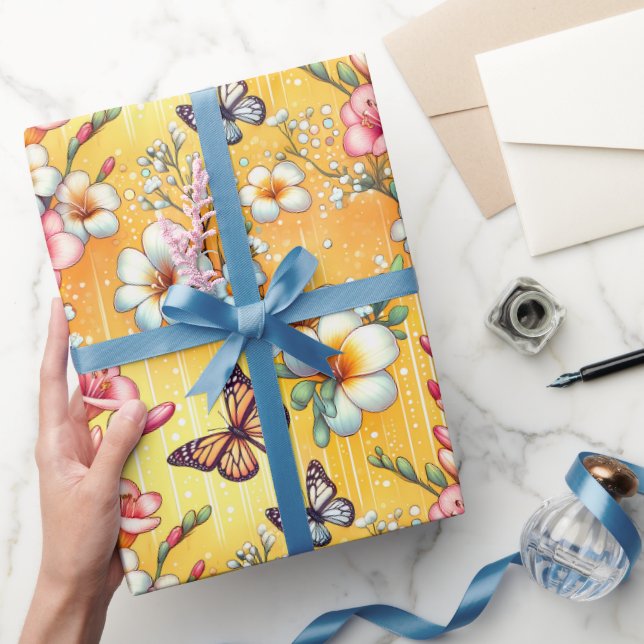 Sunshine Petals Wrapping Paper (Gifting)