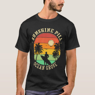 Sunshine Pill Ocean Grove Summer New Jersey Tropic T-Shirt