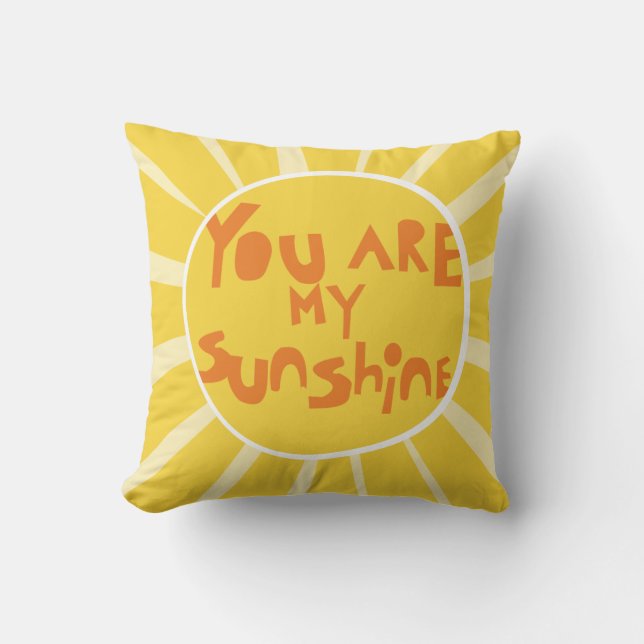 Sunshine_PillowCover_yellow Cushion (Front)