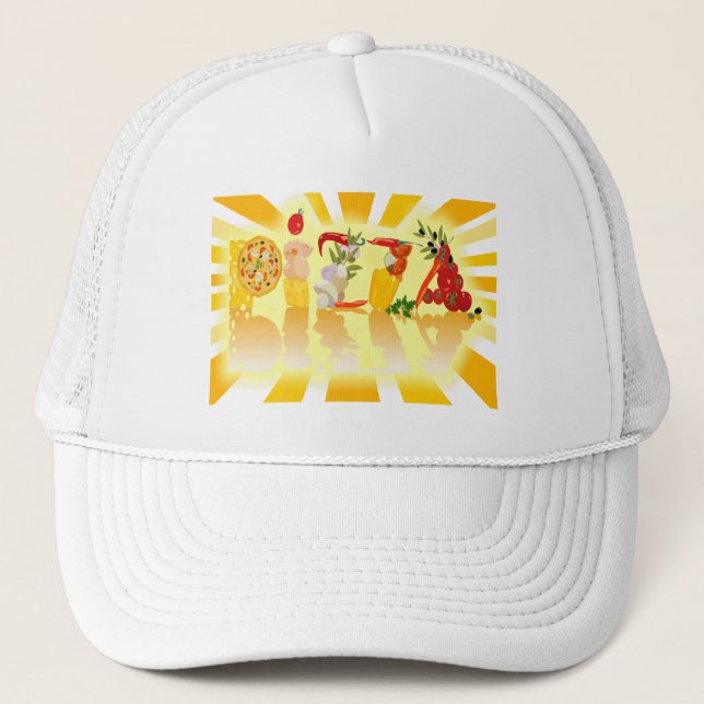 Sunshine Pizza Trucker Hat (Front)