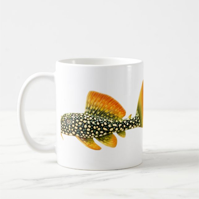 Sunshine Pleco Catfish Mug (Left)