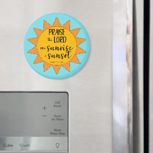 Sunshine Praise the Lord Magnet