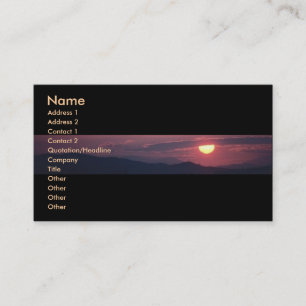 Sunshine Profile Card