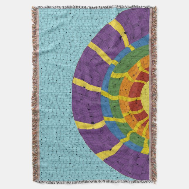 Sunshine rainbow blanket (Front Vertical)