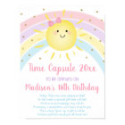 Sunshine Rainbow First Birthday Time Capsule