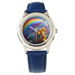 Sunshine Rainbow Teddy Bear Wonderland Watch
