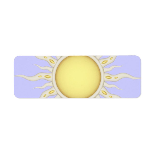 Sunshine Return Address Label (Front)