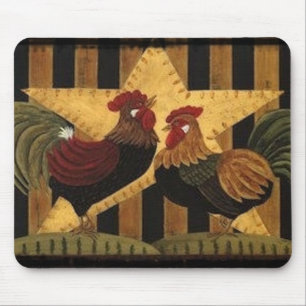Sunshine Rooster Mouse Pad